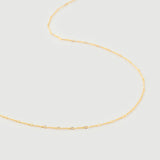 Colier High Wire din Argint Placat cu Aur Galben de 18k