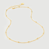 Colier Beads din Argint Placat cu Aur Galben de 18k