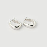 "Capri" White Gold Earrings