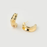 "Capri" Yellow Gold Earrings
