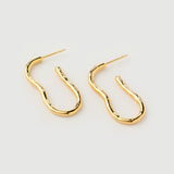 "Capri" Yellow Gold Earrings