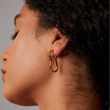 "Capri" Yellow Gold Earrings
