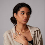 "Capri" Yellow Gold Earrings