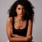 "Magma" Yellow Gold Earrings