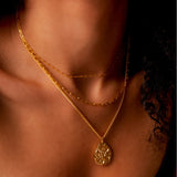 Colier Low Chain din Argint Placat cu Aur Galben de 18k