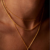 Colier Hero din Argint Placat cu Aur Galben de 18k