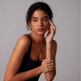 Colier High Wire din Argint Placat cu Aur Galben de 18k