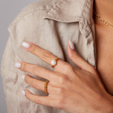 "Noura" Yellow Gold Ring