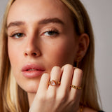 "Noura" Yellow Gold Ring