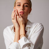 "Riva" Yellow Gold Ring with Natural Black Onyx