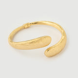 Brățară "Agora" Brush Din Argint Placată Cu Aur18k Galben