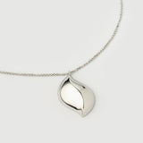 Colier "Capri" Bean Din Argint Placat Cu Aur18k Alb