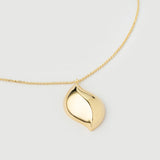 Colier "Capri" Bean Din Argint Placat Cu Aur18k Galben