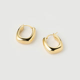 "Capri" Yellow Gold Earrings