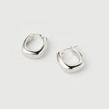 "Capri" White Gold Earrings