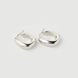 "Capri" White Gold Earrings