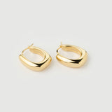 "Capri" Yellow Gold Earrings