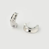 "Capri" White Gold Earrings