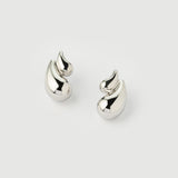 "Capri" White Gold Earrings