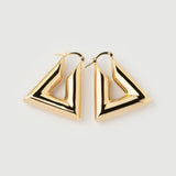 "Capri" Yellow Gold Earrings