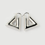 "Capri" White Gold Earrings