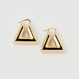 "Capri" Yellow Gold Earrings