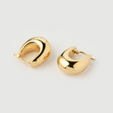 "Capri" Yellow Gold Earrings