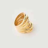 "Magma" Yellow Gold Ring