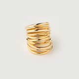 "Magma" Yellow Gold Ring